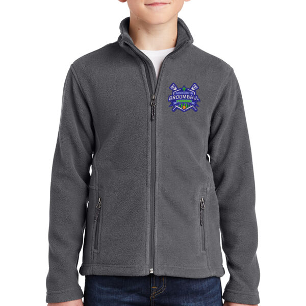 Port Authority® Youth Value Fleece Jacket - Embroidered Logo Thumbnail
