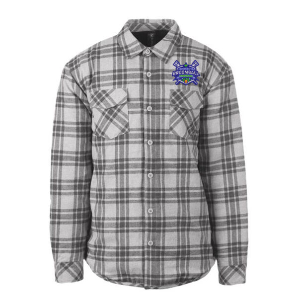 Burnside - Quilted Flannel Shirt Jacket - Embroidered Logo Thumbnail