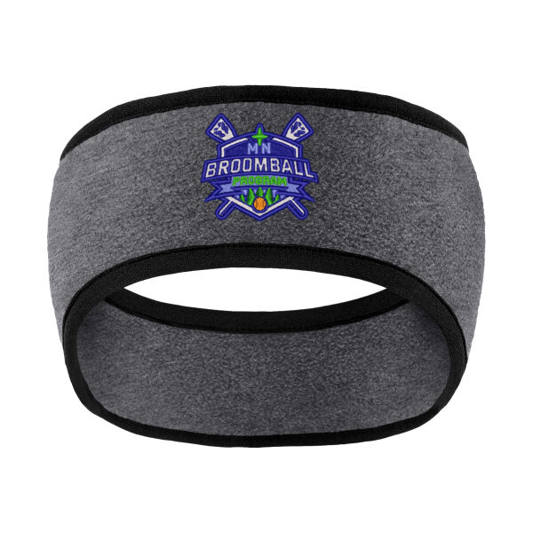 Port Authority® Two-Color Fleece Headband - Embroidered Logo Thumbnail