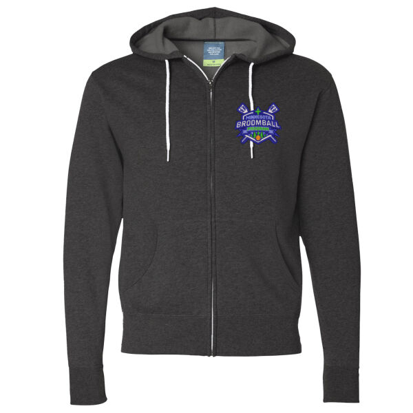 Independent Trading Co. - Lightweight Full-Zip Hooded Sweatshirt - Embroidered Logo  ** Add Name and Number for $5! ** Thumbnail