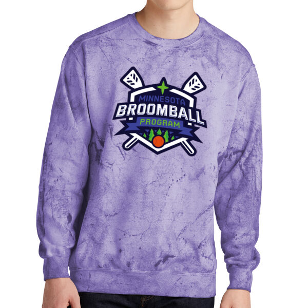Comfort Colors® Color Blast Crewneck Sweatshirt - Printed Logo ** Add Name and Number for $5! ** Thumbnail