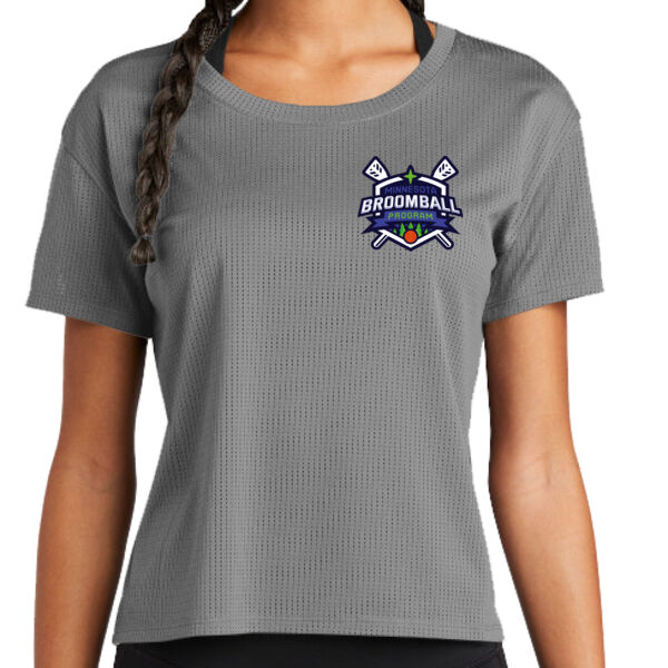 Sport-Tek ® Ladies PosiCharge® Draft Crop Tee - Printed Logo Thumbnail